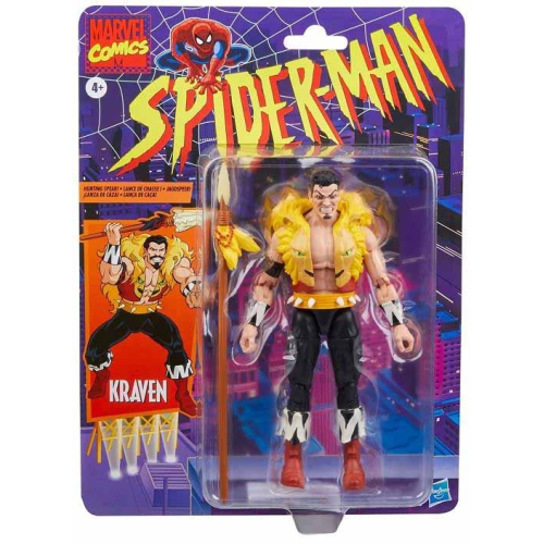 Marvel Legends Retro 6 Inch Action Figure Spider-Man Exclusive - Kraven The Hunter