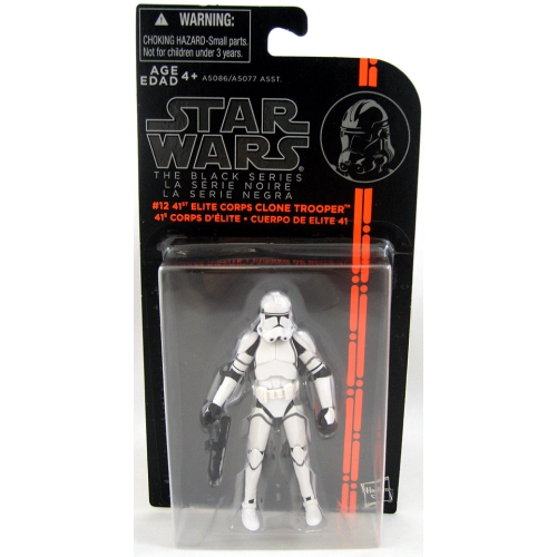 Star Wars 3.75 Inch Action Figure Black Series 2 - Episode III Clone Trooper - 41st #12