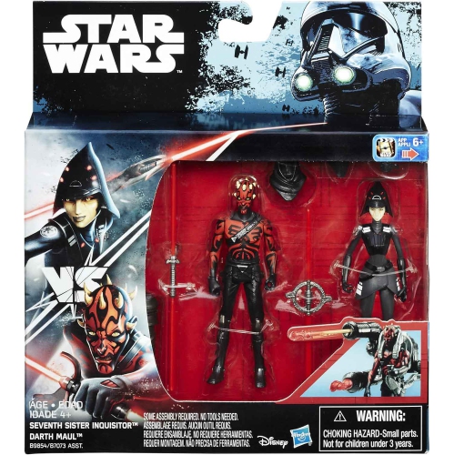 Star Wars Universe 3.75 Inch Scale Action Figure 2-Pack - Seventh Sister Inquisitor & Darth Maul