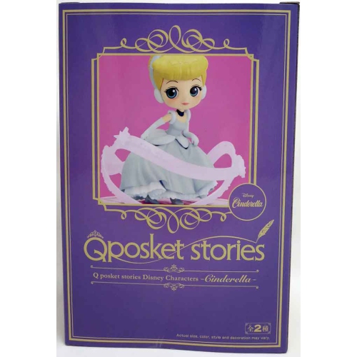 Disney Characters Stories 3.75 Inch Static Figure Q-Posket - Cinderella Ver B