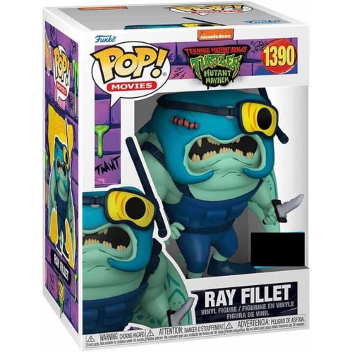 POP  Movies Teenamge Mutant Ninja Turtles 3.75 Inch Action Figure Exclusive - Ray Fillet #1390