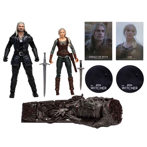 The Witcher Netflix 7 Inch Action Figure 2-Pack - Geralt & Ciri