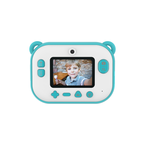 Appareil photo myFirst Camera Insta 2 - appareil photo numérique instantané pour enfants, photo, 12&nbsp;Mpx vidéo, impression thermique - Bleu