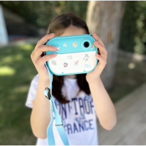 Appareil photo myFirst Camera Insta 2 - appareil photo numérique instantané pour enfants, photo, 12&nbsp;Mpx vidéo, impression thermique - Bleu