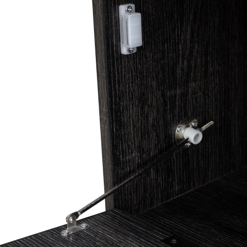 CorLiving Himari Modern Dark Grey TV Stand with Storage Drawers, TV Table Stand - TVS UP TO 85"