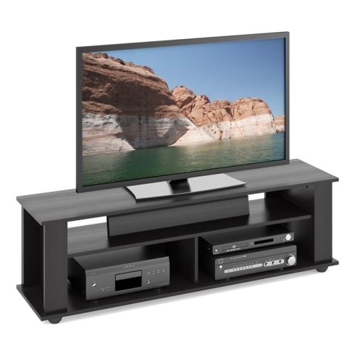 CorLiving Bakersfield Modern Black TV Stand with Storage Drawers, TV Table Stand - TVS UP TO 75"