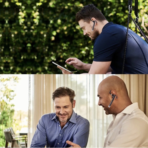 TUTT YYK-520 Wireless Earbuds Earhook Trucker Business Built-in Microphone, Bluetooth ENC Headphones Stereo Earphones Waterproof Charging Case