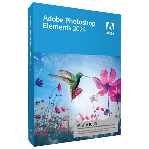 Adobe Elements 2024 (PC/Mac) 1 User French Best Buy Canada