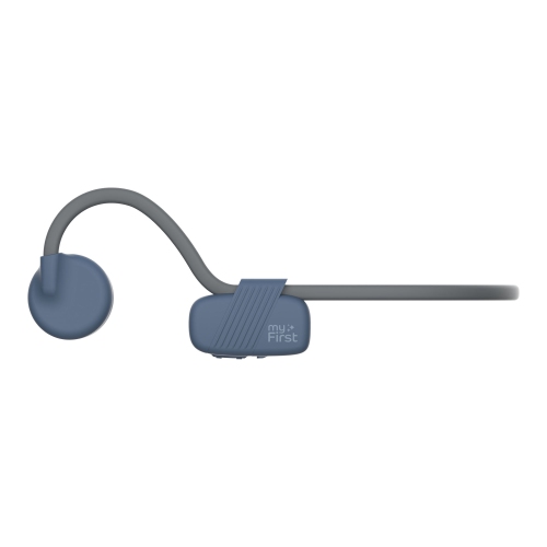 Écouteurs sans fil myFirst BC Lite - conduction osseuse, écouteurs boutons ouverts 100 % sans fil Bluetooth pour enfants - Bleu cosmique
