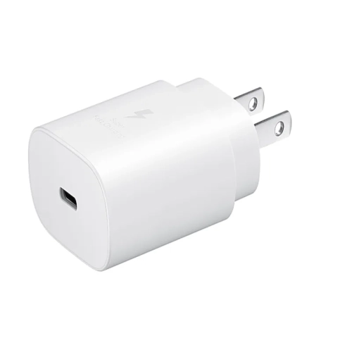 25W Super Fast USB C Charger for Samsung Galaxy S22/S21/S20, Google Pixel, and iPad Pro - Includes USB C to USB C Cable