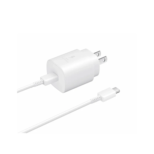 25W Super Fast USB C Charger for Samsung Galaxy S22/S21/S20, Google Pixel, and iPad Pro - Includes USB C to USB C Cable