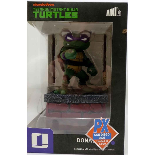 TMNT  Teenage Mutant Ninja Turtles Sdcc 8 Inch Action Figure Minoco Diorama Exclusive - Donatello V2