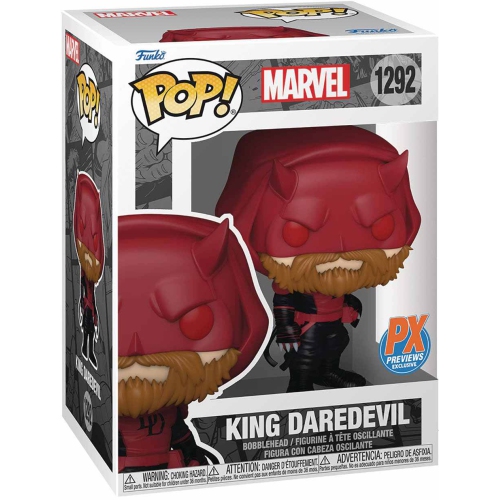 POP  Marvel Daredevil 3.75 Inch Action Figure Exclusive - King Daredevil #1292