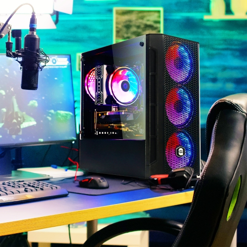 Gaming PC Tower - GTX 1660 Super, Intel Core i7, 32GB Memory, 1TB SSD, Win 11 Pro by AQVIN - Refurbished condition - Image 6
