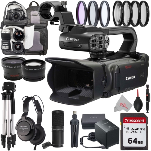 CANON  Xa60 Professional Uhd 4K Camcorder Pal With Zoom Podcast Microphone Pro Kit