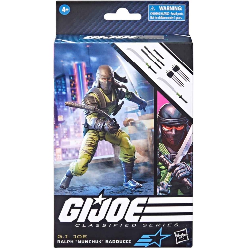GIJOE  G.i. Joe Classified 6 Inch Action Figure Wave 15 - Ralph Nunchuk Badducci #80