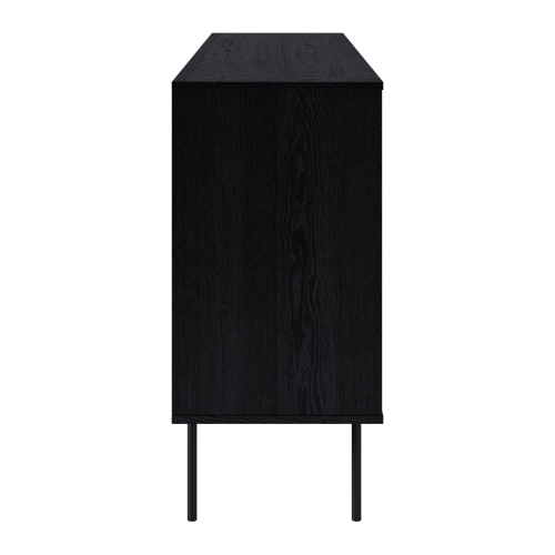 CorLiving Lysander 62'' Wide Fluted Sideboard Buffet TV Stand with Four Doors and Interior Shelves