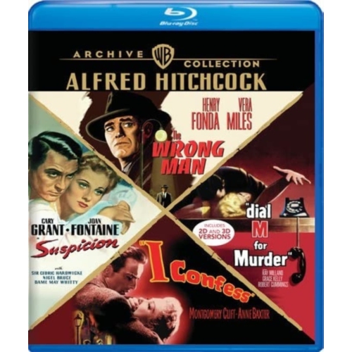 WARNER  Alfred Hitchcock 4-Film Collection - (Boxed Set, Full Frame, Subtitled) - [Blu-Ray]