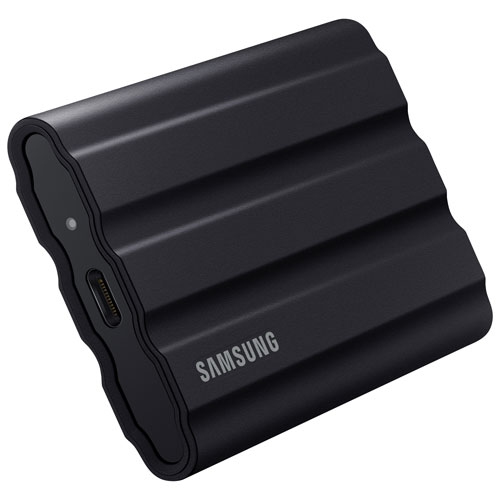 (Refurbished Good)- Samsung T7 Shield 2TB USB 3.2 External Solid State Drive - Black