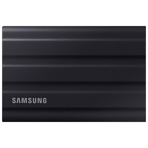(Refurbished Good)- Samsung T7 Shield 2TB USB 3.2 External Solid State Drive - Black