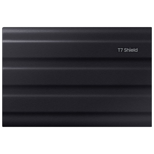 (Refurbished Good)- Samsung T7 Shield 2TB USB 3.2 External Solid State Drive - Black