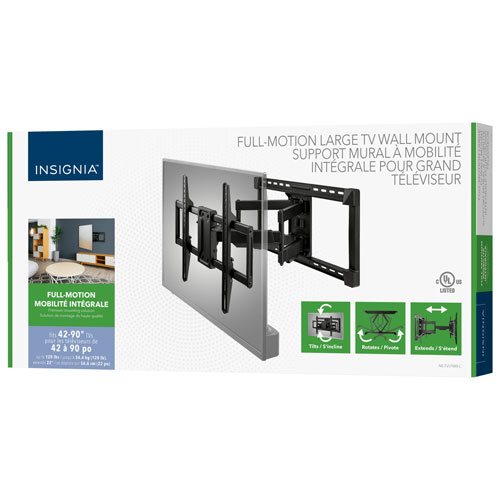Insignia 42'' - 90" Full Motion TV Mount - Only at Best Buy