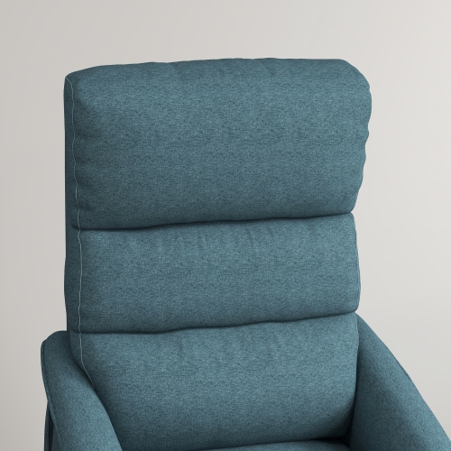 HOMCOM Power Lift Recliner Chair, Electric Lift Chair for Elderly, Padded Reclining Sofa with Remote Control, Side Pockets, Footrest, for Living