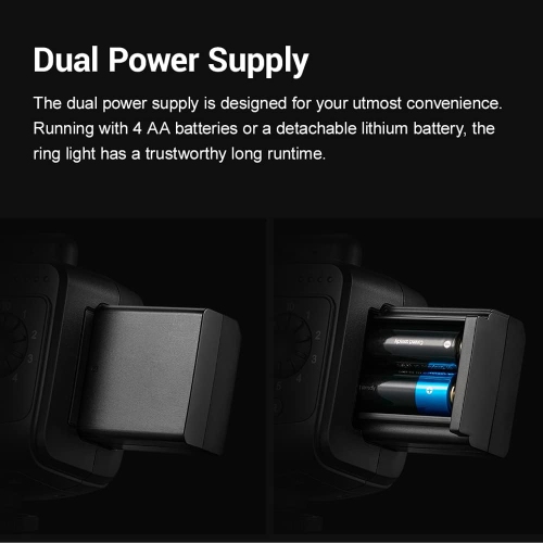 G RING72 Macro LED Ring Light, with 8 Lens Adapter Rings, 5600K Color Temperature Compatible with Sony Canon Nikon DSLR Camera