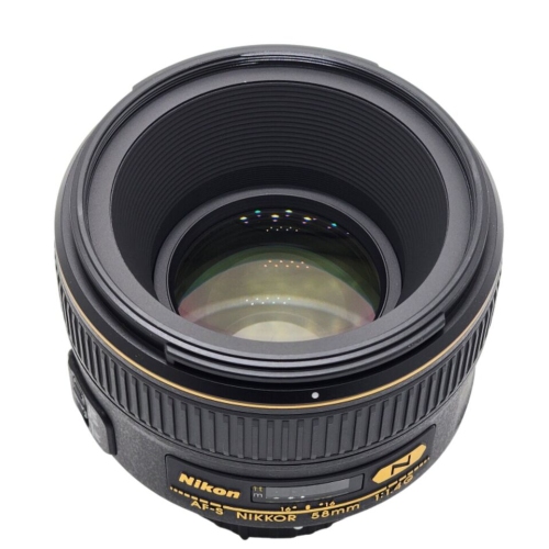 Nikon AF-S NIKKOR 58mm f/1.4G Lens 2210 - 7PC Accessory Bundle