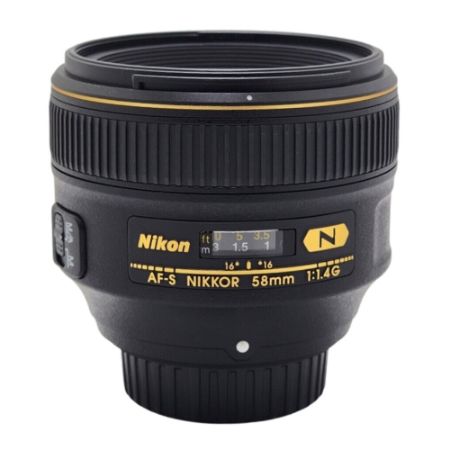 Nikon AF-S NIKKOR 58mm f/1.4G Lens 2210 - 7PC Accessory Bundle