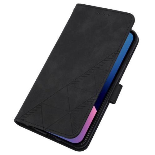 PANDACO Black Suede Wallet Case for Samsung Galaxy S23 Ultra