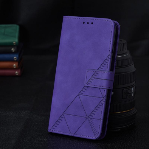 PANDACO Purple Suede Wallet Case for iPhone 15 Pro