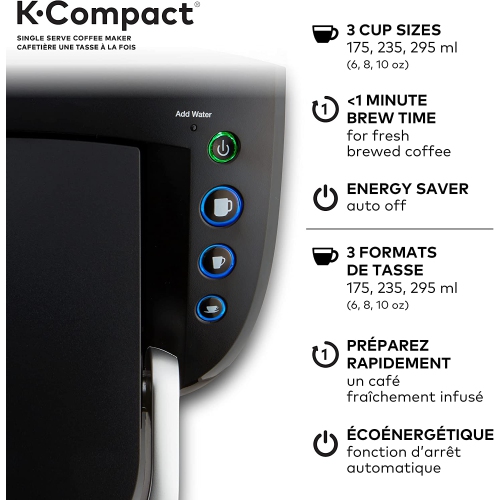 Keurig K-Compact Single Serve K-Cup Pod Coffee Maker