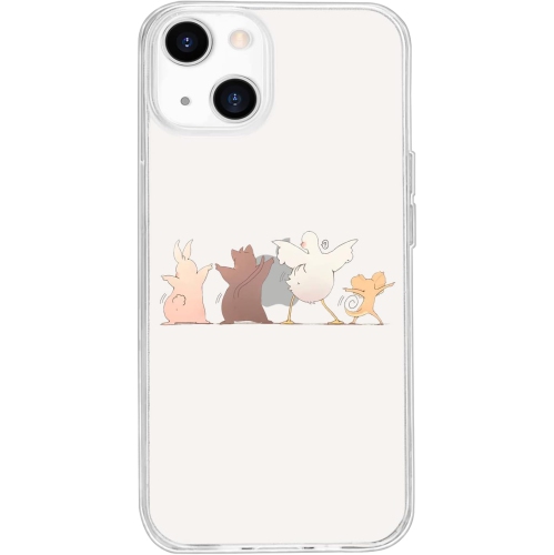 GENERIC  Cute Phone Case for Iphone 11 Clear Soft Slim Shockproof Phone Case Funny Cool Animal Girly Phone Case for Girls Women