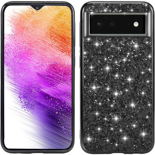 Compatible for Google Pixel 6 Pro Case Glitter Sparkle Gold