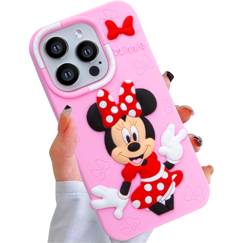 Iphone Charger Case Cover - Minnie Mouse - The Gadget Oufit