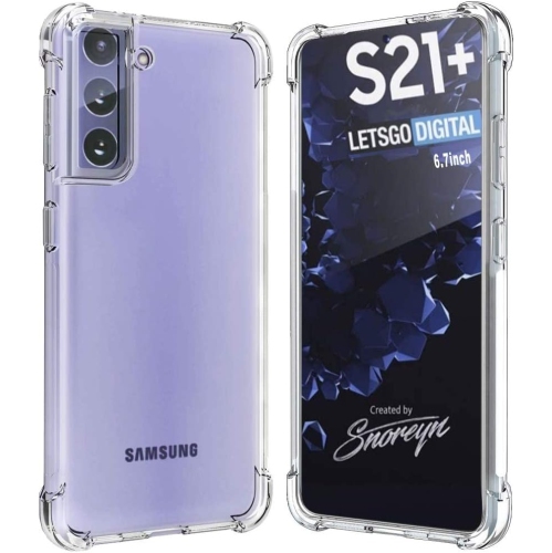 Étui transparent pour Galaxy S21 plus 5G de Samsung, protecteur flexible en TPUR antichoc
