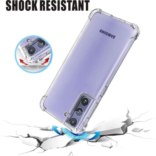 Étui transparent pour Galaxy S21 plus 5G de Samsung, protecteur flexible en TPUR antichoc