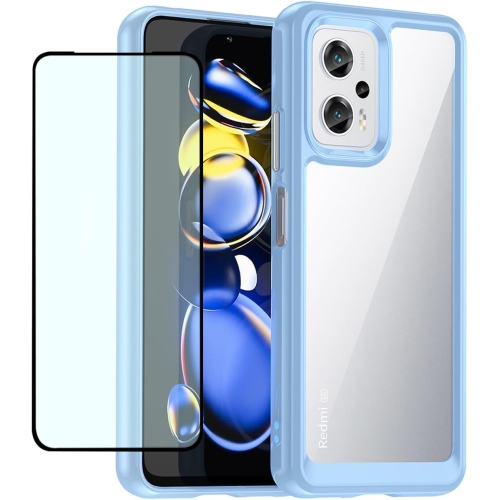 Clear Case for Redmi Note 11T Pro+ 5G/Note 11T Pro Plus/Redmi K50i/Poco X4  GT with Screen Protector, Shockproof