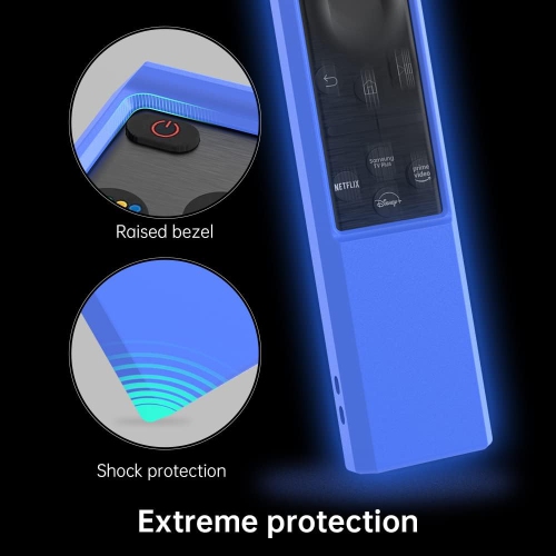 Étui de protection en silicone pour téléviseur intelligent de Samsung  Télécommande à cellule solaire 2022 pour Samsung