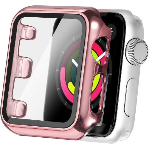 Apple watch series 3 38mm case on sale with screen protector