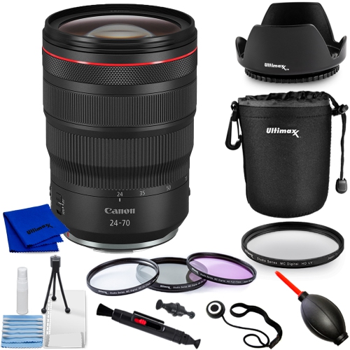 Canon RF 24-70mm f/2.8L IS USM Lens 3680C002 - 10PC Accessory Bundle