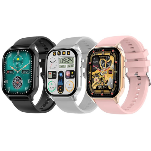 TUTT Classic Smartwatch AMOLED 2.04” Screen | GPS Exercise SpO2 Stress & Sleep Monitoring Calorie & Activity Tracker IP67 Men Women Smart Watch Two