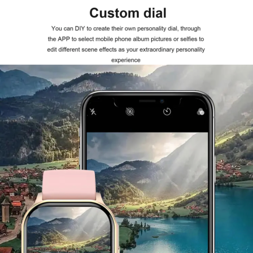 TUTT Classic Smartwatch AMOLED 2.04” Screen | GPS Exercise SpO2 Stress & Sleep Monitoring Calorie & Activity Tracker IP67 Men Women Smart Watch Two