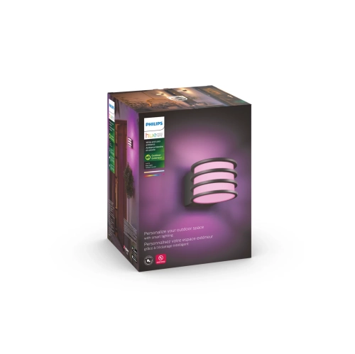 Philips HUE Lucca Wall Lantern LED - Black