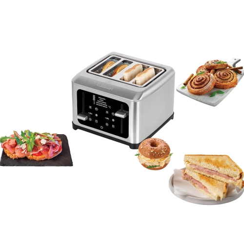 Grille-pain digital, 2 tranches, acier inoxydable, Cuisinart