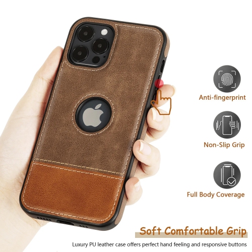 Unique Design Luxury Leather Business Phone Case for iPhone 13 PRO MAX, Anti-Slip Scratch Resistant Ultra Slim Protective Case-FREE SHIPPING