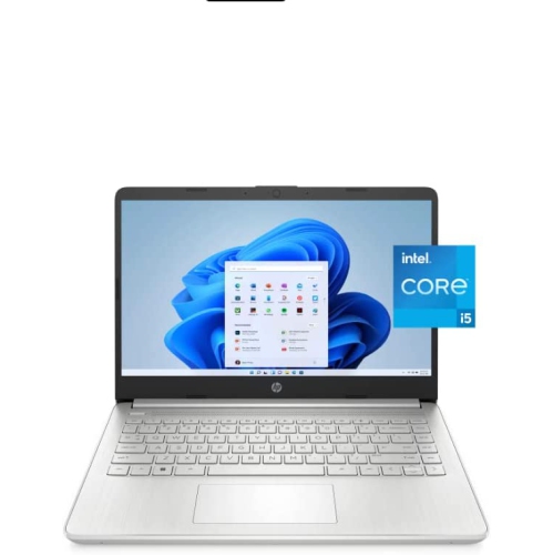 HP  14-Dq2078Wm 14" HD Laptop I5-1135G7 8GB 256GB SSD Windows 11 Natural Refurbished Good In Silver