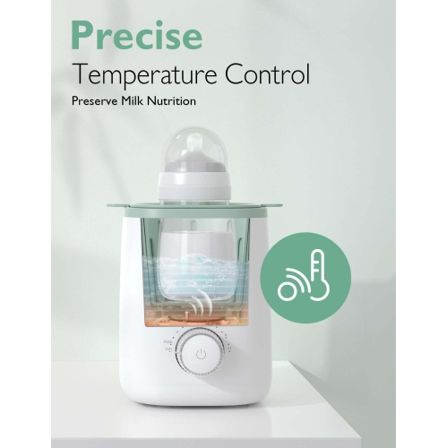 Chauffe-biberon MomCozy pour le lait maternel, bain d’eau chaude sécuritaire, convient à la plupart des biberons