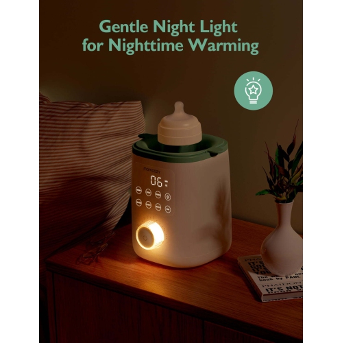 Chauffe-biberon MomCozy pour le lait maternel, bain d’eau chaude sécuritaire, convient à la plupart des biberons